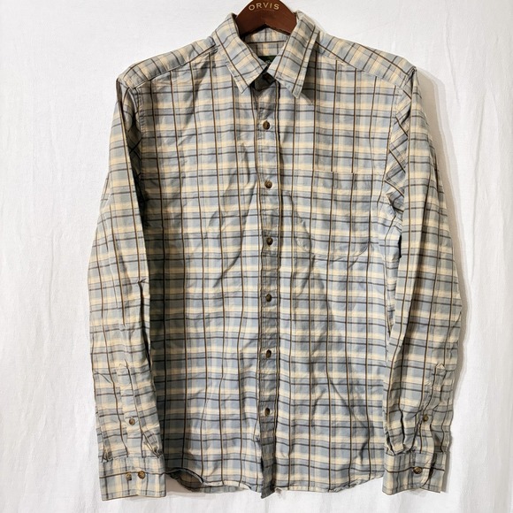 Eddie Bauer Other - Eddie Bauer Shirt Mens MedMulticolor Plaid Regular Fit Button Down 100 CottonVtg